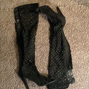Black Thigh boot